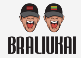 Braliukai krepšinio atributikos logotipas