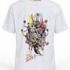 Balti BRALIUKAI „Power of the Nation“ marškinėliai iš nugaros su Lietuvos krepšinio legendų piešiniu